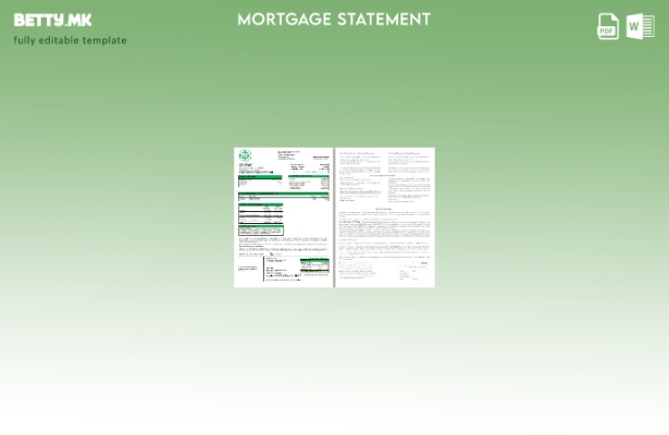 модерен стил Бангладеш Основна банка банкарска хипотека изјава, страници, шаблон